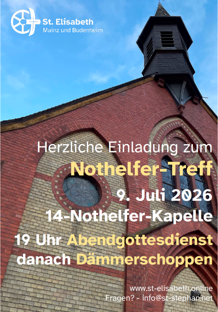 Nothelfer-Treff am 9. Juli – Gottesdienst und Dämmerschoppen an der 14-Nothelfer-Kapelle